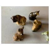Vintage Animal Miniature Ceramic Figurines Made in England Lot 17