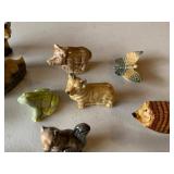 Vintage Animal Miniature Ceramic Figurines Made in England Lot 17