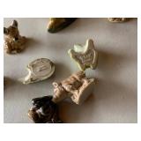 Vintage Animal Miniature Ceramic Figurines Made in England Lot 17