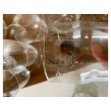 Assorted Vintage Barware Drinkware Glass Lot Clear Smoke Frosted