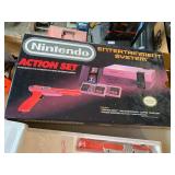 Nintendo NES Action Set Box Inserts & 3 Zapper Light Guns Partial