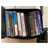 Vintage Portable CD Players & 8-Track Media Lot w/ Headphones Cases