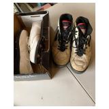 Nike Air Flight High Tops & Etonic Dri-Lite Golf Shoes Mixed Condition