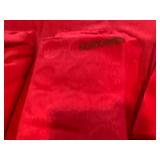 Vintage Northwest Orient Red Airline Blanket Lot Logo Travel Throw