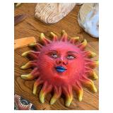 Vintage 11 Pc Global Decor Collection Masks Boomerangs Lantern