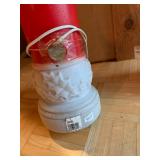 Vintage Pair Noel Blow Mold Candle Christmas Decorations Corded