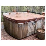 HotSpring Portable Spa Outdoor Hot Tub Wood Cabinet As-Is Repair - Buyer Must Disassemble