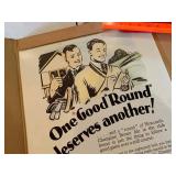 Scottish & Newcastle Inns Beer Advertising Signs & Poster Set 3pc