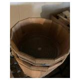 Pair of Real Wood Products TP101 Cedar Planters 3 Cu Ft Tapered