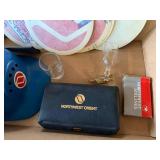 Vintage Northwest Orient Airlines Memorabilia Hard Hat Glasses Kit