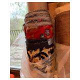 3 Upholstery Fabric Remnant Rolls Neutral Tones Mixed Patterns Large Lot