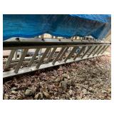 Aluminum Extension Ladders Lot of 2, One Werner 24 Ft
