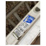Aluminum Extension Ladders Lot of 2, One Werner 24 Ft