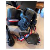 Vintage Johoon Rhee Taekwondo Sparring Gear Set w/ Headgear Black