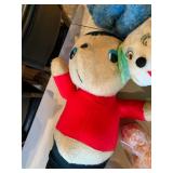 Assorted Character Plush Toy Lot A&W Bear Mixed Stuffed Animals