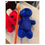 Mixed Plush Stuffed Animal Lot Teddy Bears Holiday Character Toys