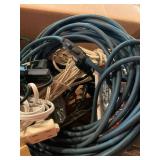 Christmas Lights & Extension Cord Mixed Lot w Bulbs Accessories