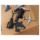 Vintage Die-Cast Airplanes Northwest Orient Cannons Metal Miniatures Fair