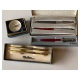 Vintage Parker Jotter Pens, Valaire Set & Pocket Compass in Boxes