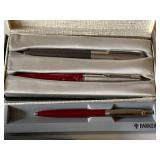 Vintage Parker Jotter Pens, Valaire Set & Pocket Compass in Boxes