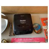 Vintage Mixed Collectibles Lot Sony Discman Panasonic Radio Locks More
