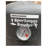 Brinkmann Sportsman Vertical Charcoal Smoker Cooker Black Good