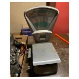 Pitney Bowes Vintage Mechanical Postal Scale 5 lb North Central Airlines