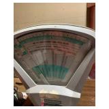 Pitney Bowes Vintage Mechanical Postal Scale 5 lb North Central Airlines