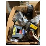 Mixed Hardware Fasteners & Plumbing Parts Lot w/ Organizer Grip Fast