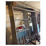 Mixed Scaffold Parts Lot Frames Jacks Planks Casters Steel Aluminum