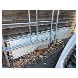 Mixed Scaffold Parts Lot Frames Jacks Planks Casters Steel Aluminum