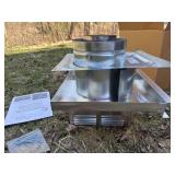 Hearth & Home DVP-WS 5x8 Direct Vent Roof Flashing Cap Kit Open Box