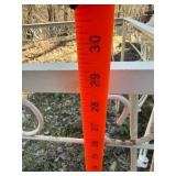 Vintage Wrought Iron Patio Chair & Table Base White Garden Set