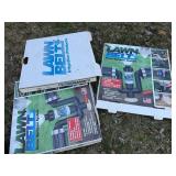 Flexon Soaker Hose Lot w/ Lawn Belt Sprinkler System Boxes 50 Ft