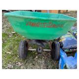 Red Devil Broadcast Spreader w/ Scotts & Menards Lawn Care Lot