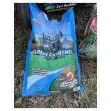 Red Devil Broadcast Spreader w/ Scotts & Menards Lawn Care Lot