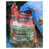 Red Devil Broadcast Spreader w/ Scotts & Menards Lawn Care Lot