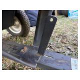 10 Cu Ft Tow-Behind Dump Cart Lawn Garden Utility Trailer Good