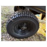 Universal Attachment Poly Dump Cart Tow Behind Garden Trailer Good