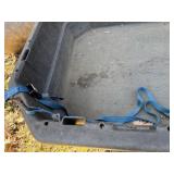 Universal Attachment Poly Dump Cart Tow Behind Garden Trailer Good