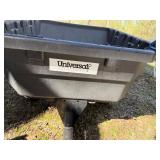 Universal Attachment Poly Dump Cart Tow Behind Garden Trailer Good