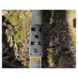 Universal Attachment Poly Dump Cart Tow Behind Garden Trailer Good