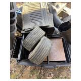 Golf Cart Utility Bed Parts Lot Wheels Mats Bins Body Panels
