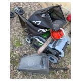 EGO 56V 20in Lawn Mower w/ Bag + Homelite XL-12 Chainsaw Lot