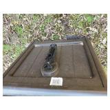 Suncast Resin Hideaway Hose Reel Box w/ Garden Hose Crank Lid Good