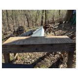 Rustic Primitive Wooden Workbench Utility Bench 34x14x28 Weathered