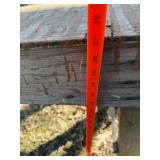 Rustic Primitive Wooden Workbench Utility Bench 34x14x28 Weathered