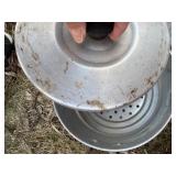 Vintage Brass Planter Aluminum Steamer Pot Glass Lid Housewares Lot