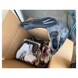 Mixed Vintage Skates & Swim Fins Lot Bauer Daoust Shark Boxed