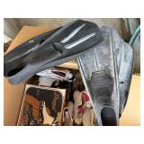 Mixed Vintage Skates & Swim Fins Lot Bauer Daoust Shark Boxed